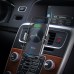 Автомобильный магнитный держатель для телефона смартфона с беспроводной зарядкой в машину в дефлектор Hoco Черный (CA80)