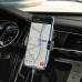 Автомобильный магнитный держатель для телефона смартфона с беспроводной зарядкой в машину в дефлектор Hoco Черный (CA80)