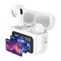 Беспроводные сенсорные Bluetooth TWS наушники HOCO EW72 Lite с зарядным кейсом Белые